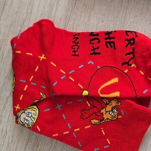 TWO PAIR McDonald's Red Cartoon Character Socks New